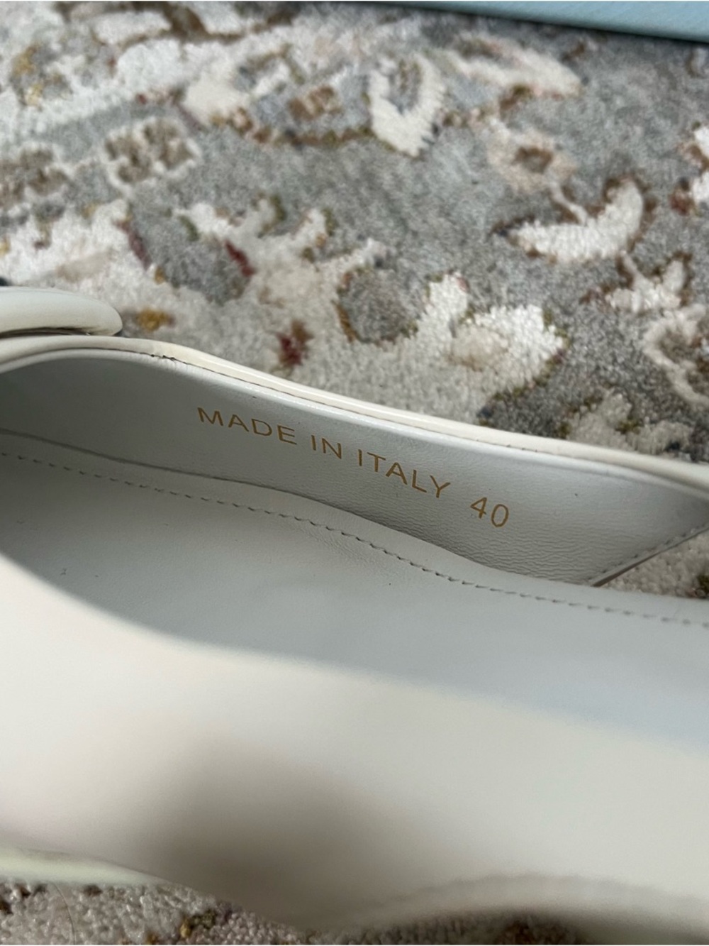 Prada White Pointed-Toe Kitten Heel - Picture 9 of 13